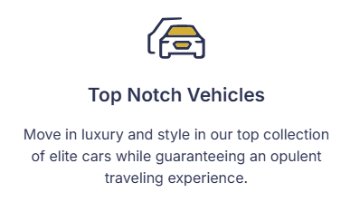 Top-notch luxury vehicles