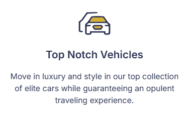 Top-notch luxury vehicles