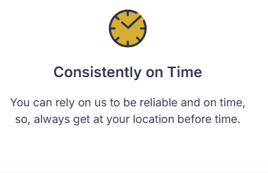 Consistently on time